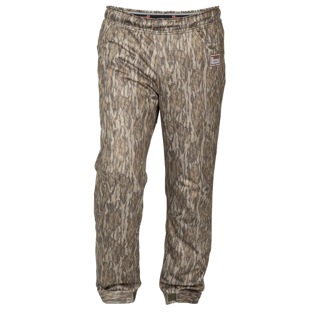 Banded Tec Fleece Wader Pant in Mossy Oak Bottomland camo side view