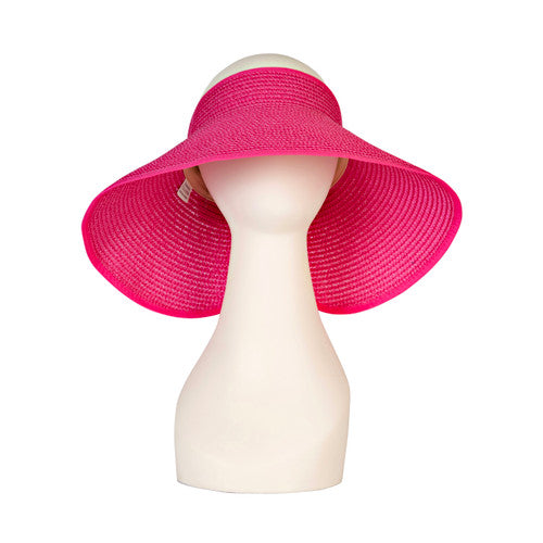 Rose Pink Foldable Travel Visor