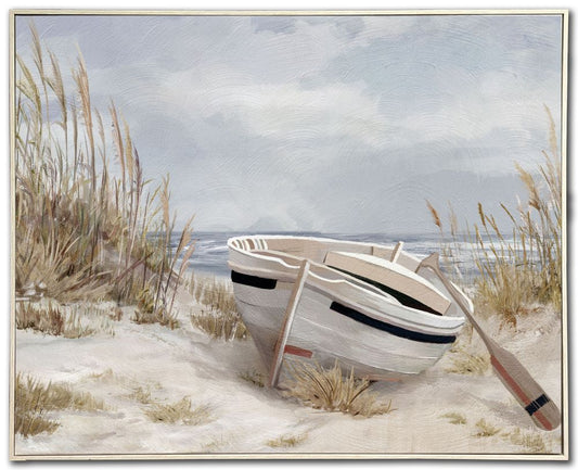 SKIFF ON THE BEACH
