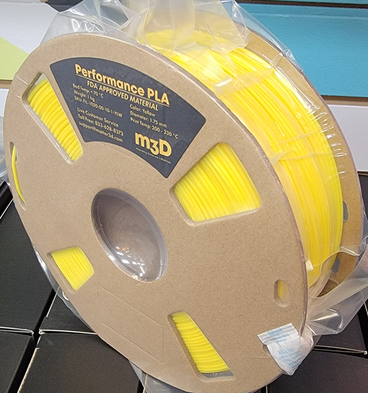 Matter3D Performance PLA Yellow 1.75mm 1Kg