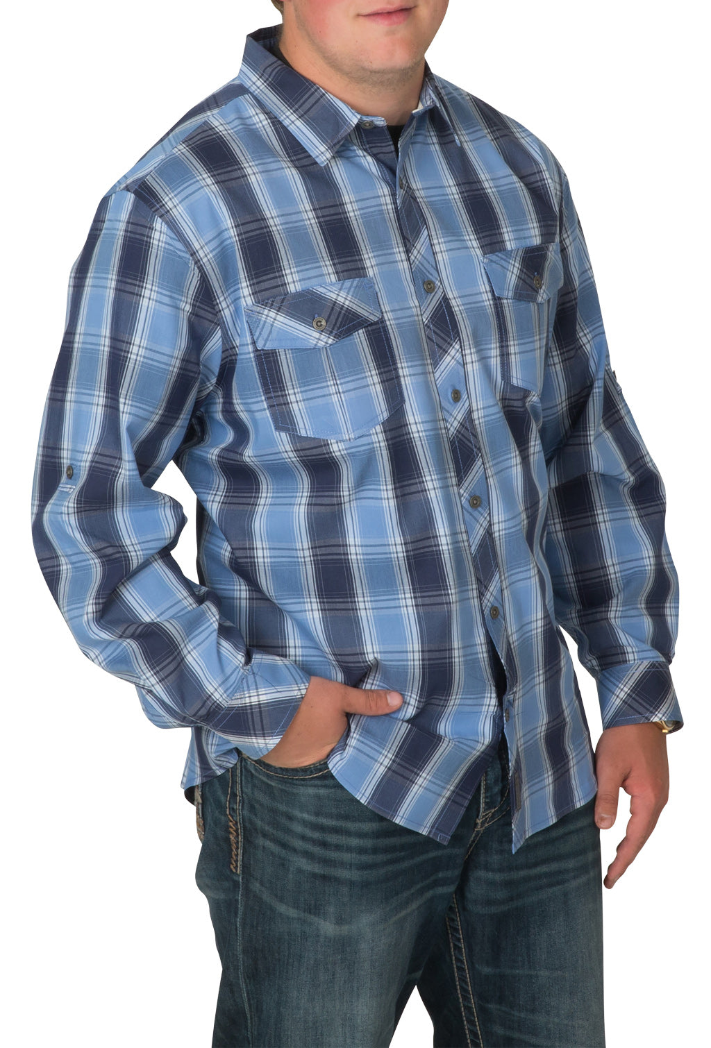 Poplin Reedbrake Long Sleeve Shirt