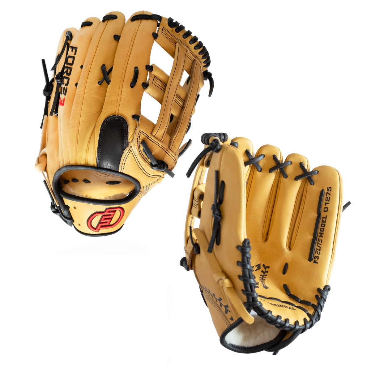 FORCE3 ELITE Series O1275 Outfielder's Glove - Tan
