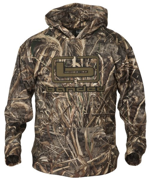 Banded Camo Logo Hoodie
