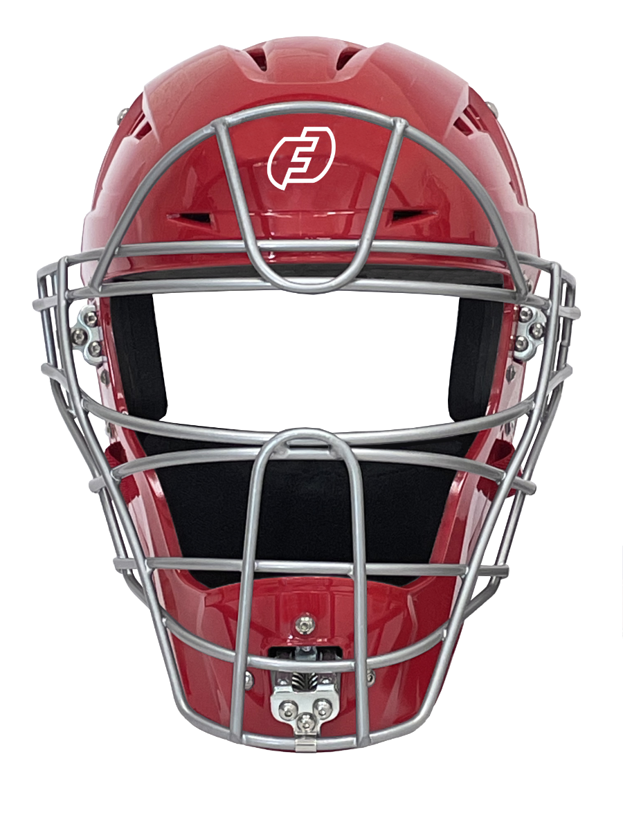 Fall Ball Adult Catcher's Set with Hockey Style Defender Mask, Chest Protector and Shin Guards - Ages 16+ | Mask and Chest Protector Meets NOCSAE