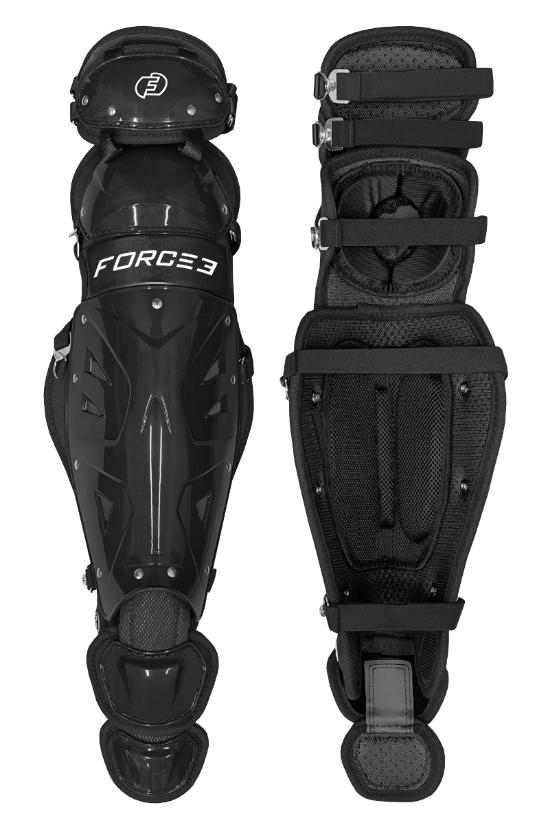 Fall Ball Adult Catcher's Set with Hockey Style Defender Mask, Chest Protector and Shin Guards - Ages 16+ | Mask and Chest Protector Meets NOCSAE