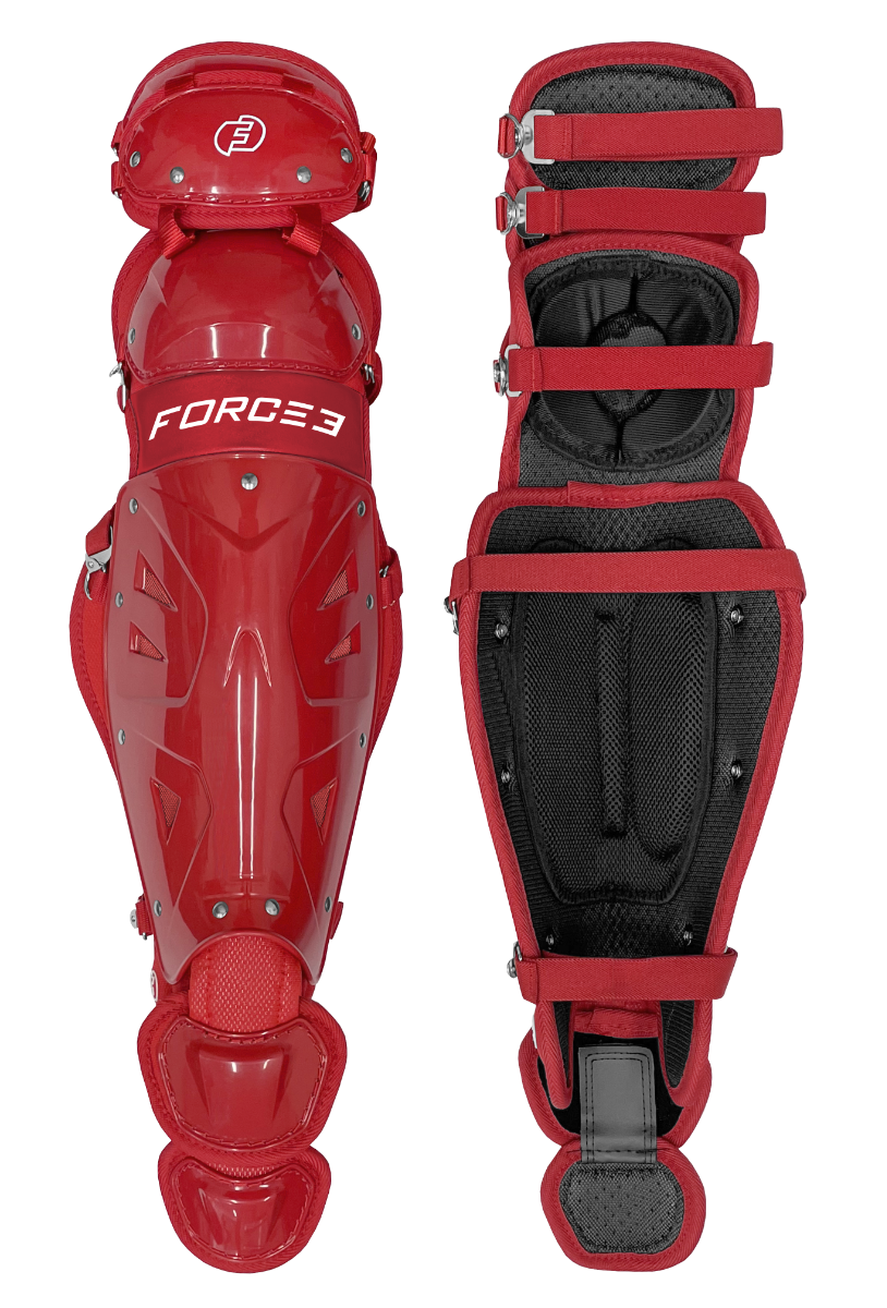 Fall Ball Intermediate Catcher's Set with Adult or Youth Hockey Style Defender Mask, Chest Protector and Shin Guards - Ages 12-16| Mask and Chest Protector Meets NOCSAE