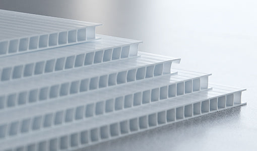 Hi-Core Fluted Sign Board White 10 mm 48"x96"