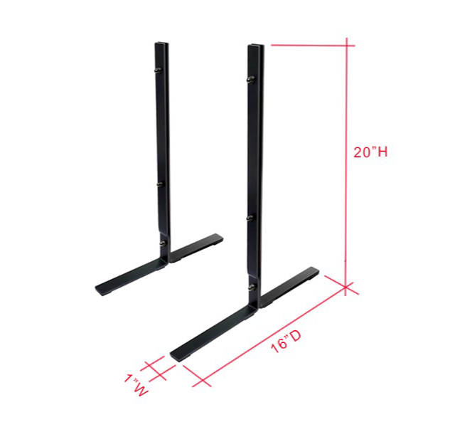 Metal Support Legs for Sneeze Guards