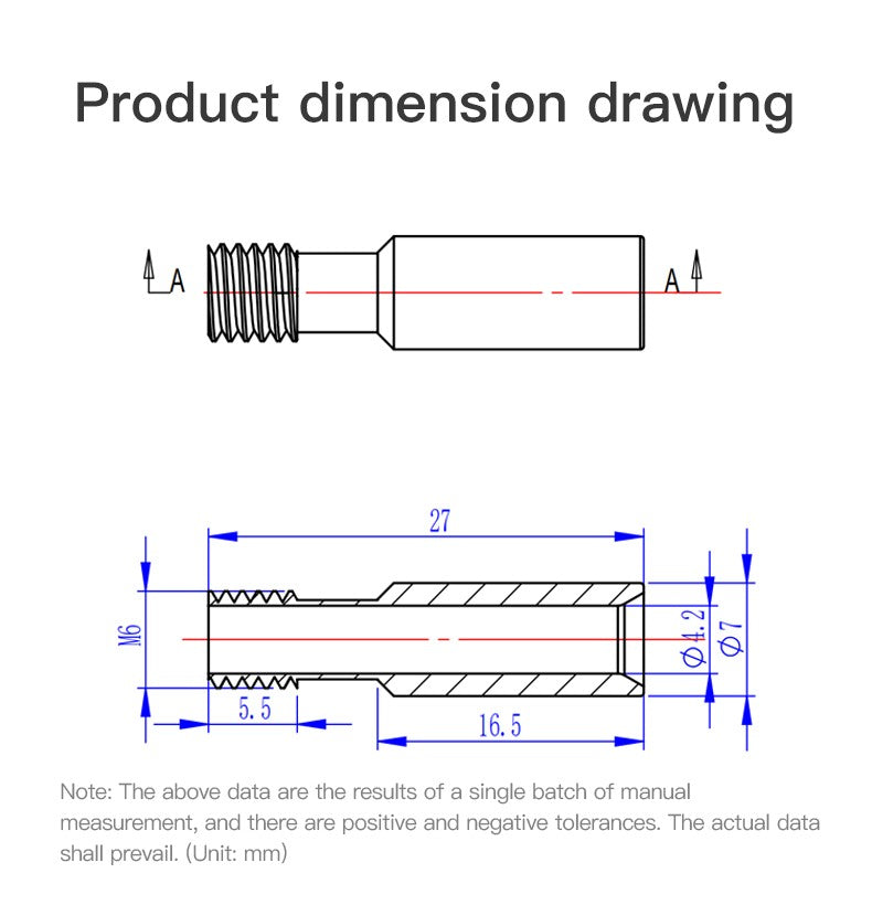 Stainless Steel Throat Tube 2Pc