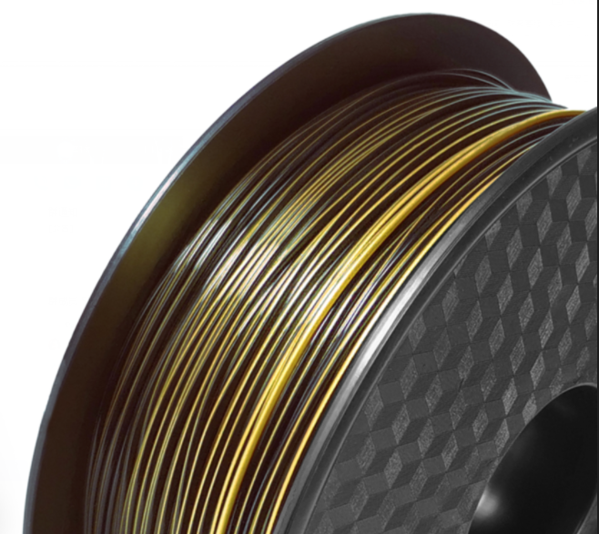 Hello3D PLA Filament Dual Gold & Black 1Kg