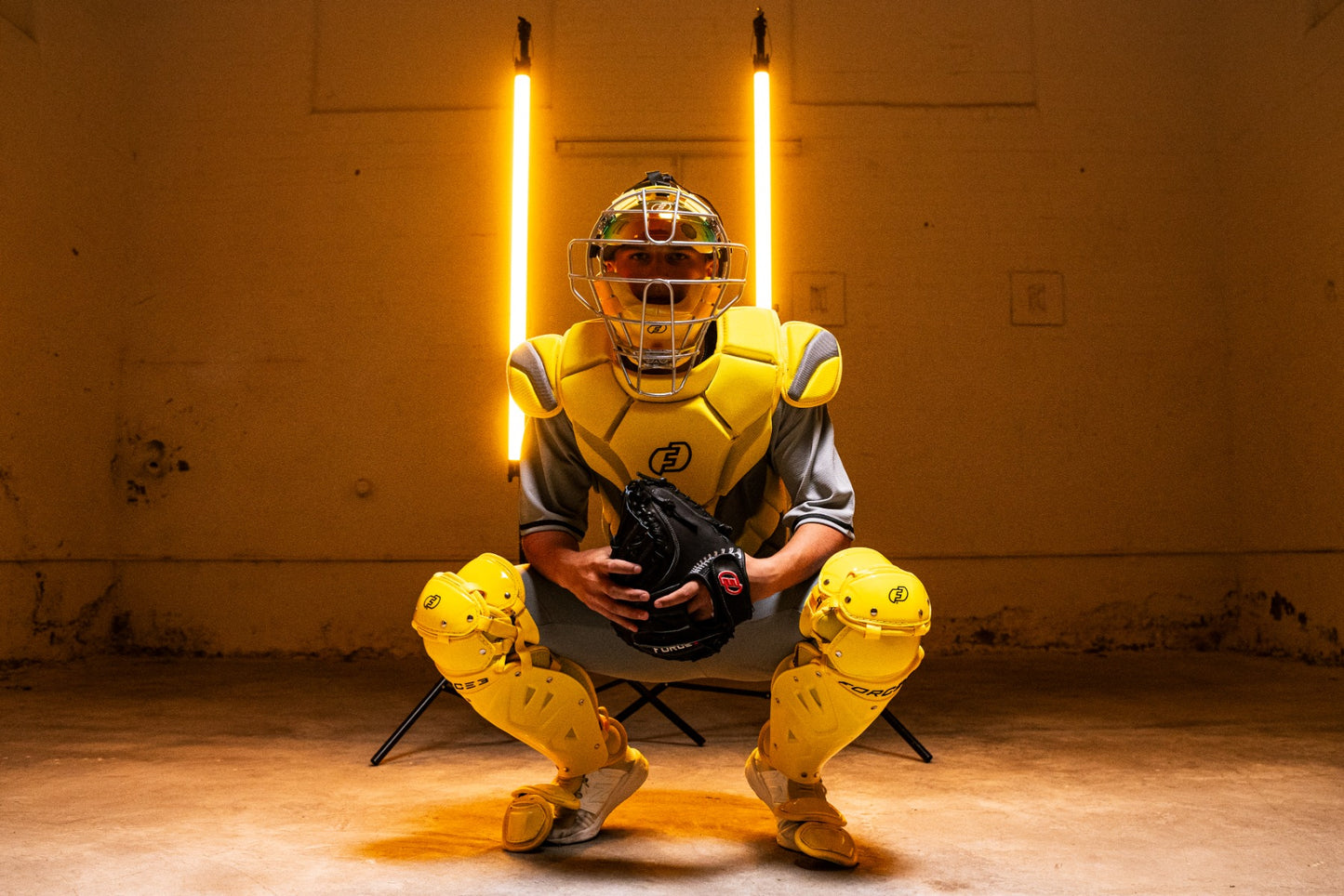 Solid State Defender Catcher Shin Guards with Dupont™ Kevlar®