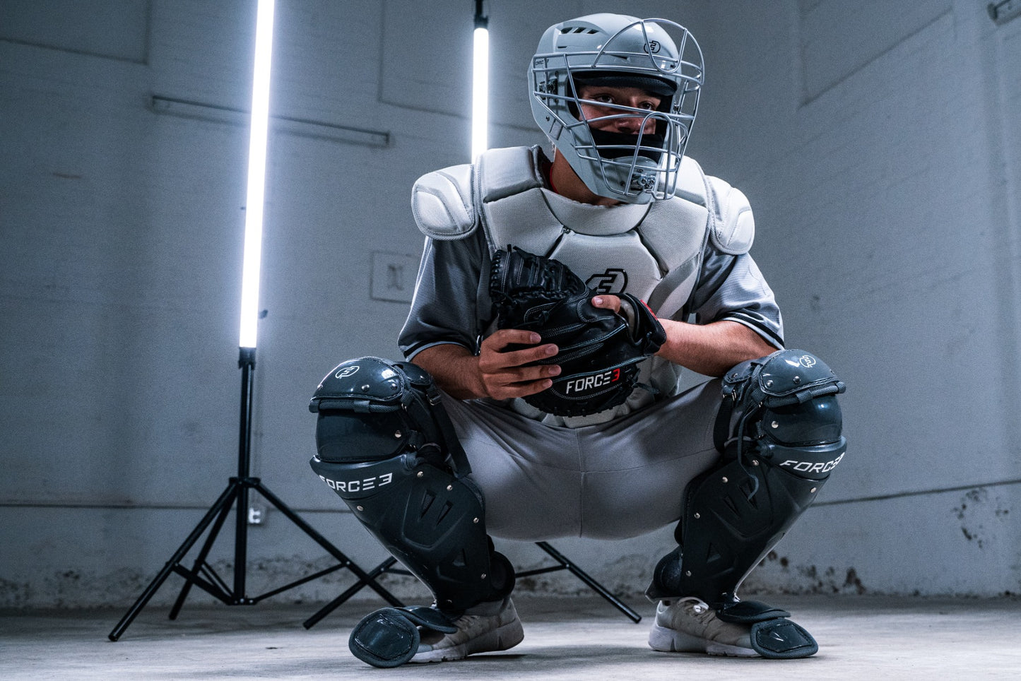 Solid State Defender Catcher Shin Guards with Dupont™ Kevlar®