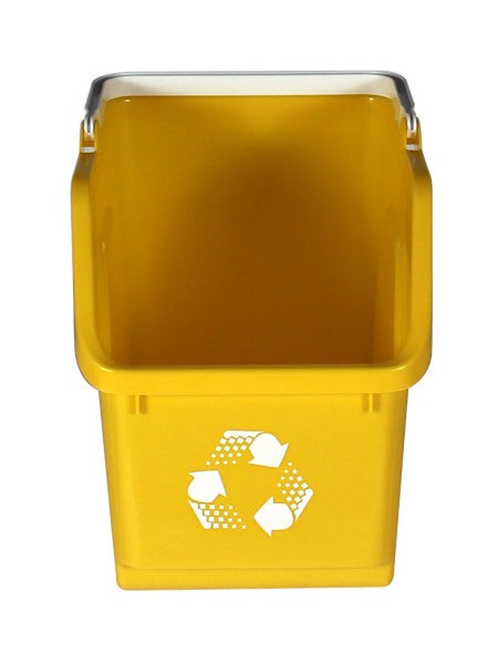 Stackable Recycling Bin Yellow