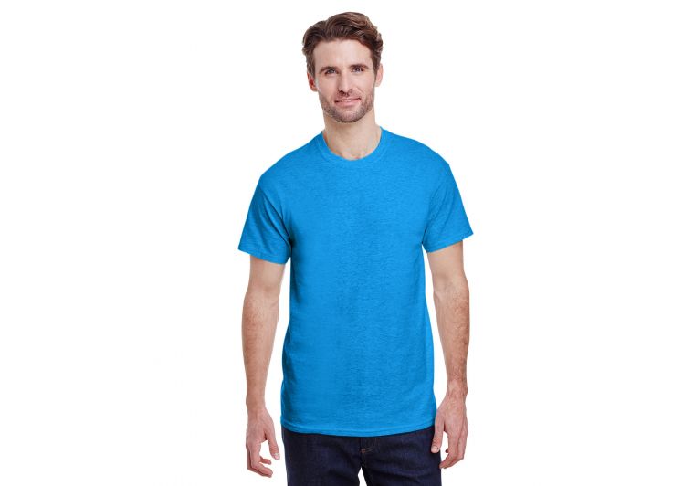 Gildan Adult Heavy Cotton™ T-Shirt HEATHER SAPPHIRE