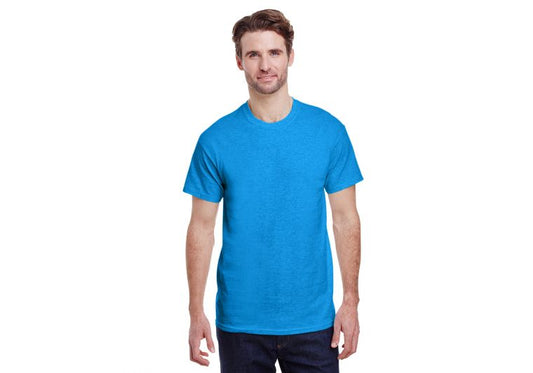 Gildan Adult Heavy Cotton™ T-Shirt HEATHER SAPPHIRE
