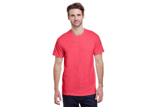 Gildan Adult Heavy Cotton™ T-Shirt HEATHER RED