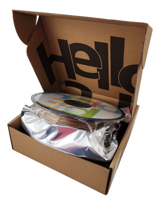 Hello3D Metal-Like PLA Filament Brass 1Kg