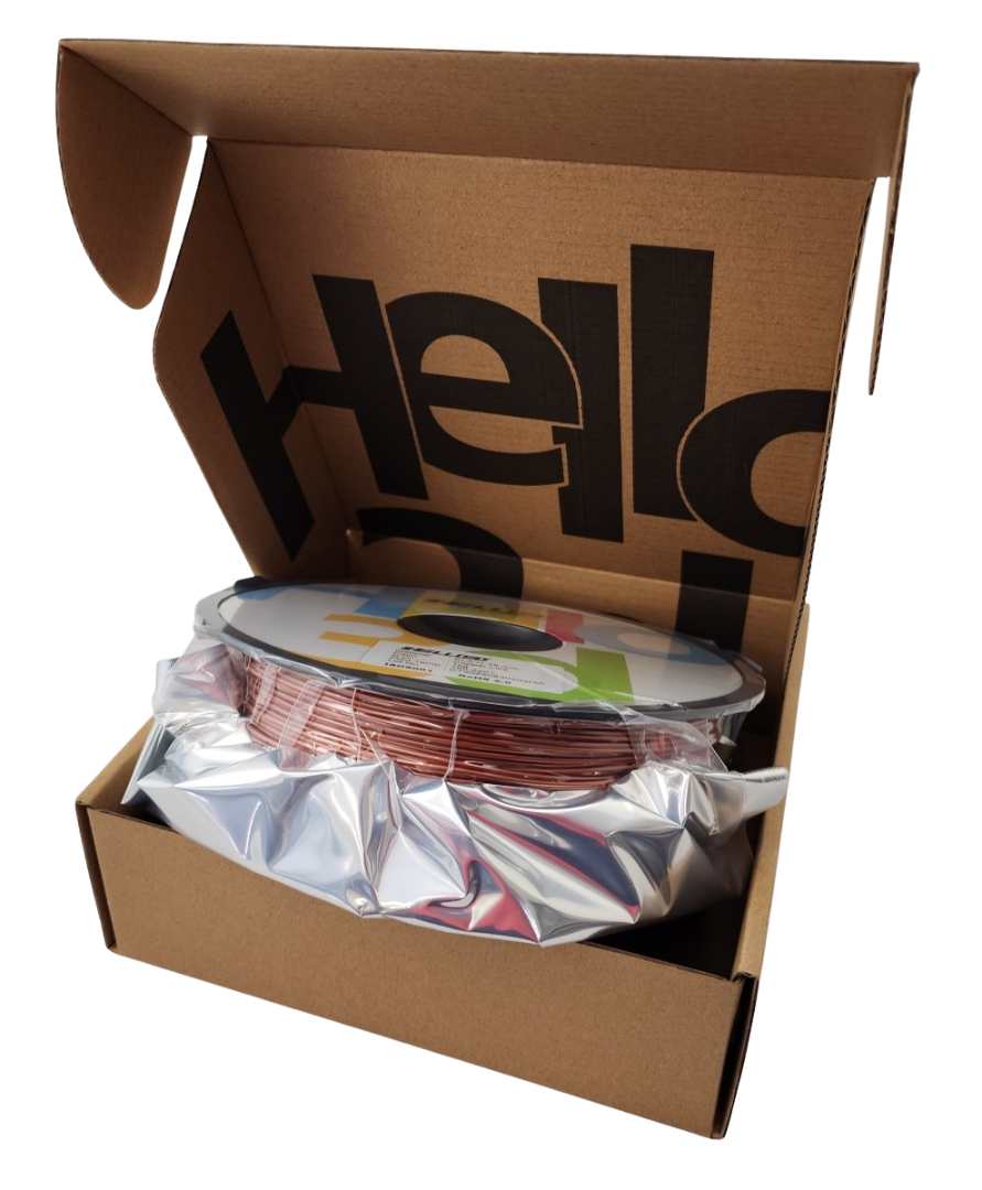 Hello3D Metal-Like PLA Filament Copper 1Kg