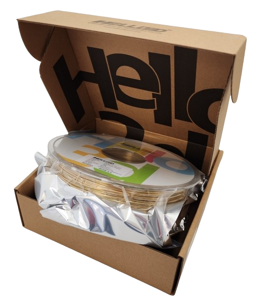 Hello3D Silk PLA Filament Rainbow Metal 1Kg