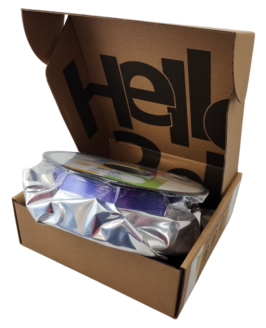 Hello3D Silk PLA Filament Fog Blue 1Kg