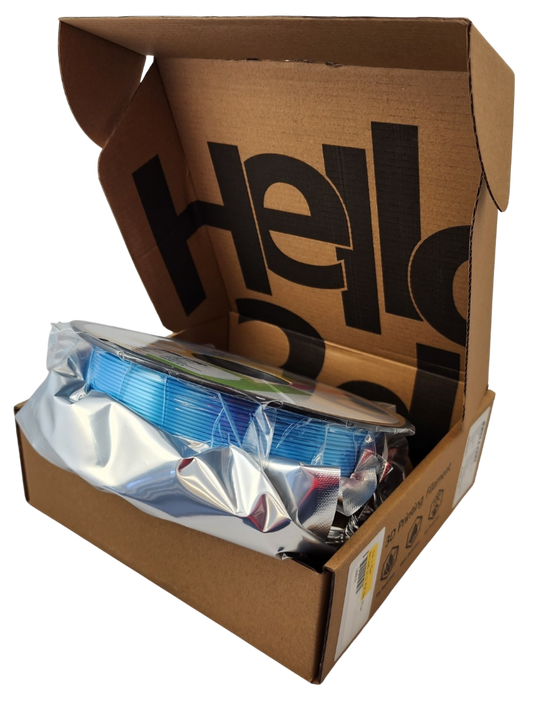 Hello3D Silk PLA Filament Sky Blue 1Kg