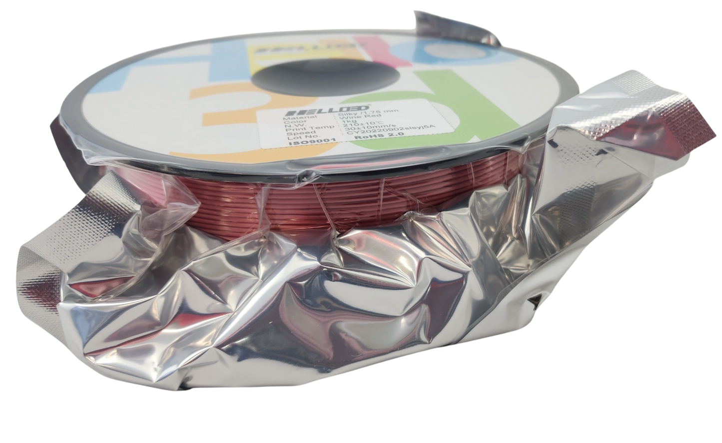 Hello3D Silk PLA Filament Wine Red 1Kg