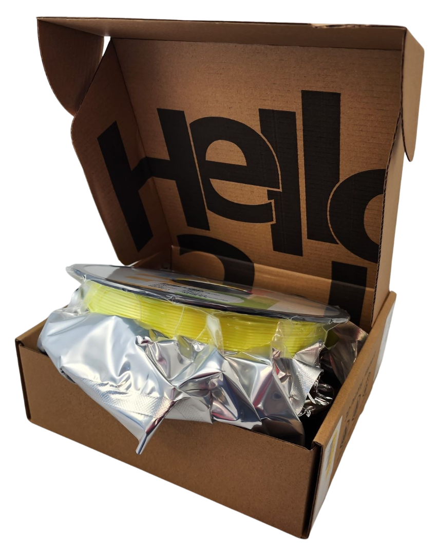 Hello3D Silk PLA Filament Yellow 1Kg