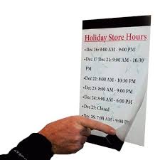 Magik Frame Reusable Sign Holder 8 1/2" wide x 5 1/2" high (5 pack)