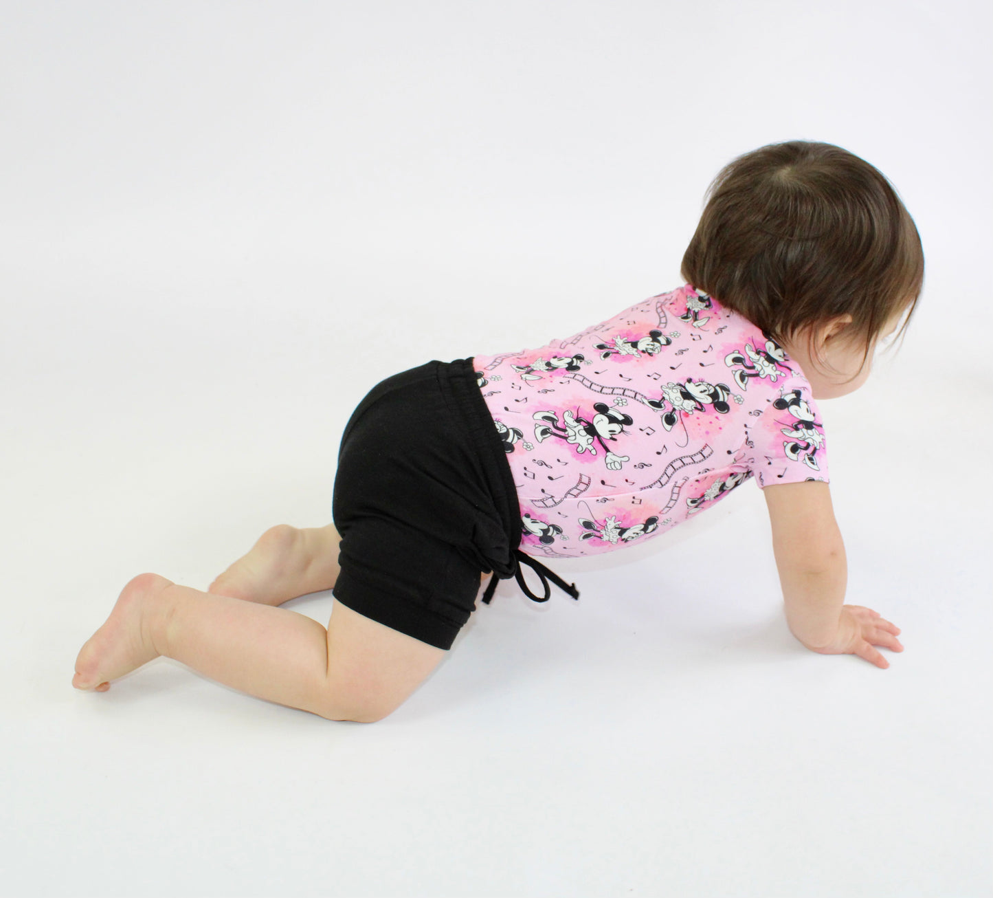 Steamboat Pink Onesie & Jogger Short Set