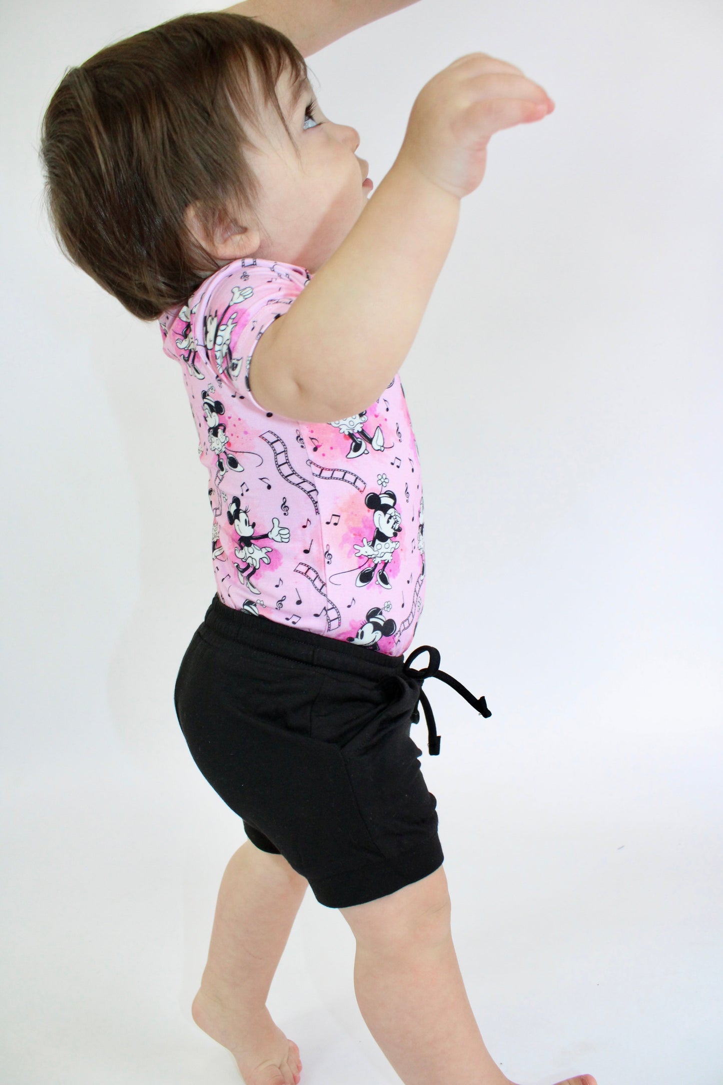 Steamboat Pink Onesie & Jogger Short Set