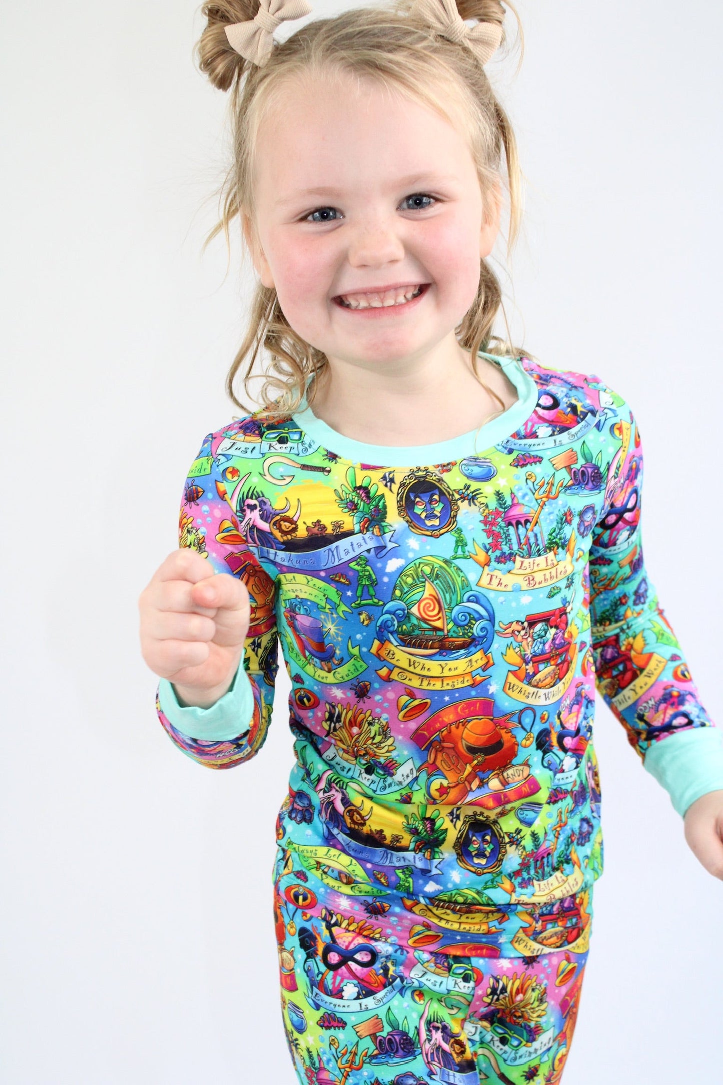 Neon Movies Long Sleeve Set