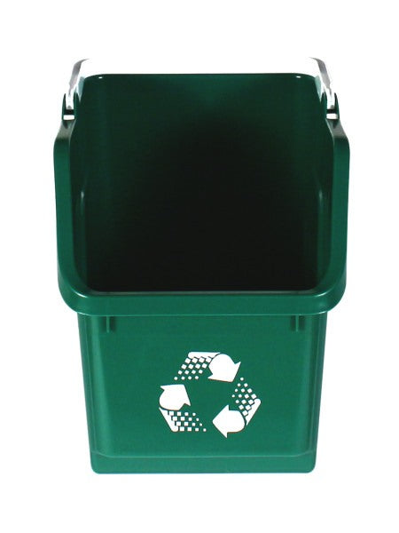 Stackable Recycling Bin Dark Green