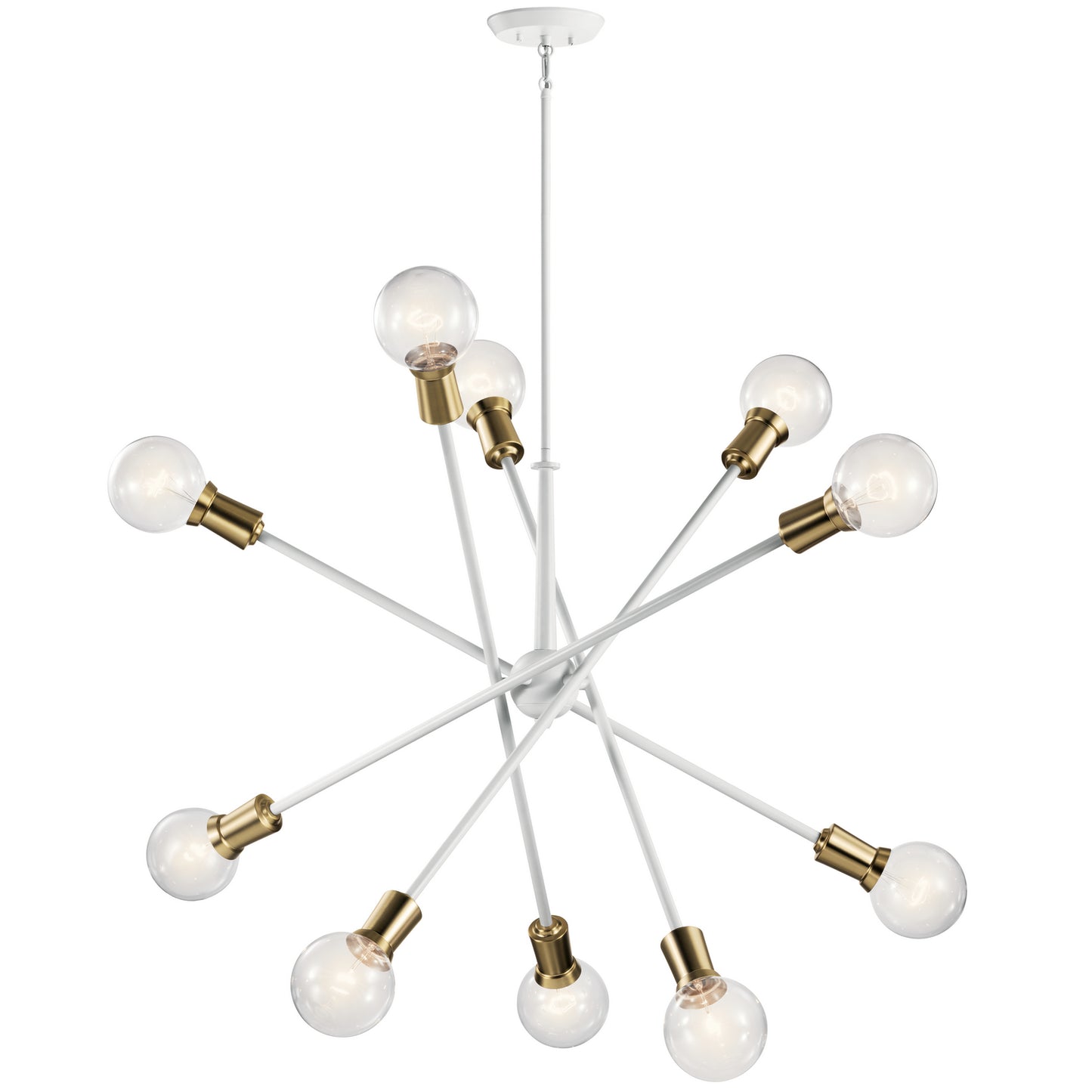 Kichler - 43119WH - Ten Light Chandelier - Armstrong - White