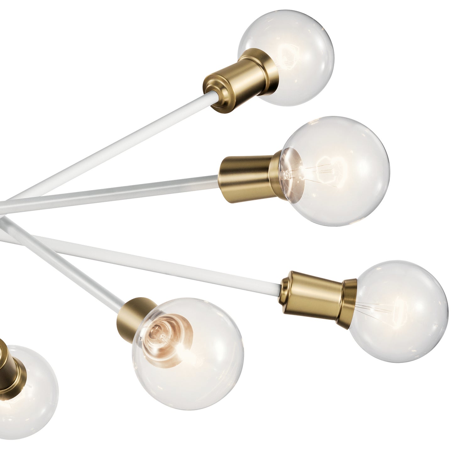Kichler - 43119WH - Ten Light Chandelier - Armstrong - White