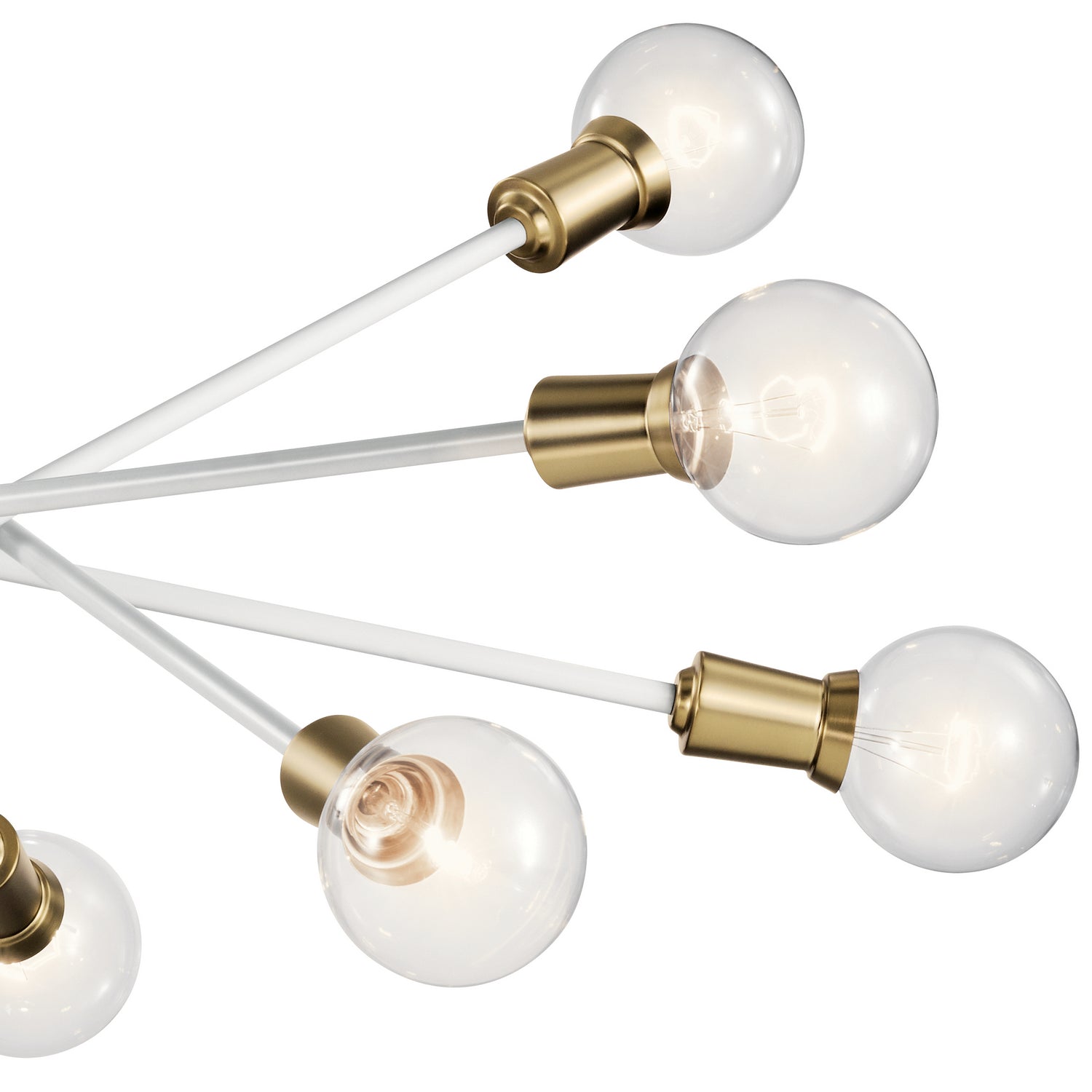 Kichler - 43119WH - Ten Light Chandelier - Armstrong - White