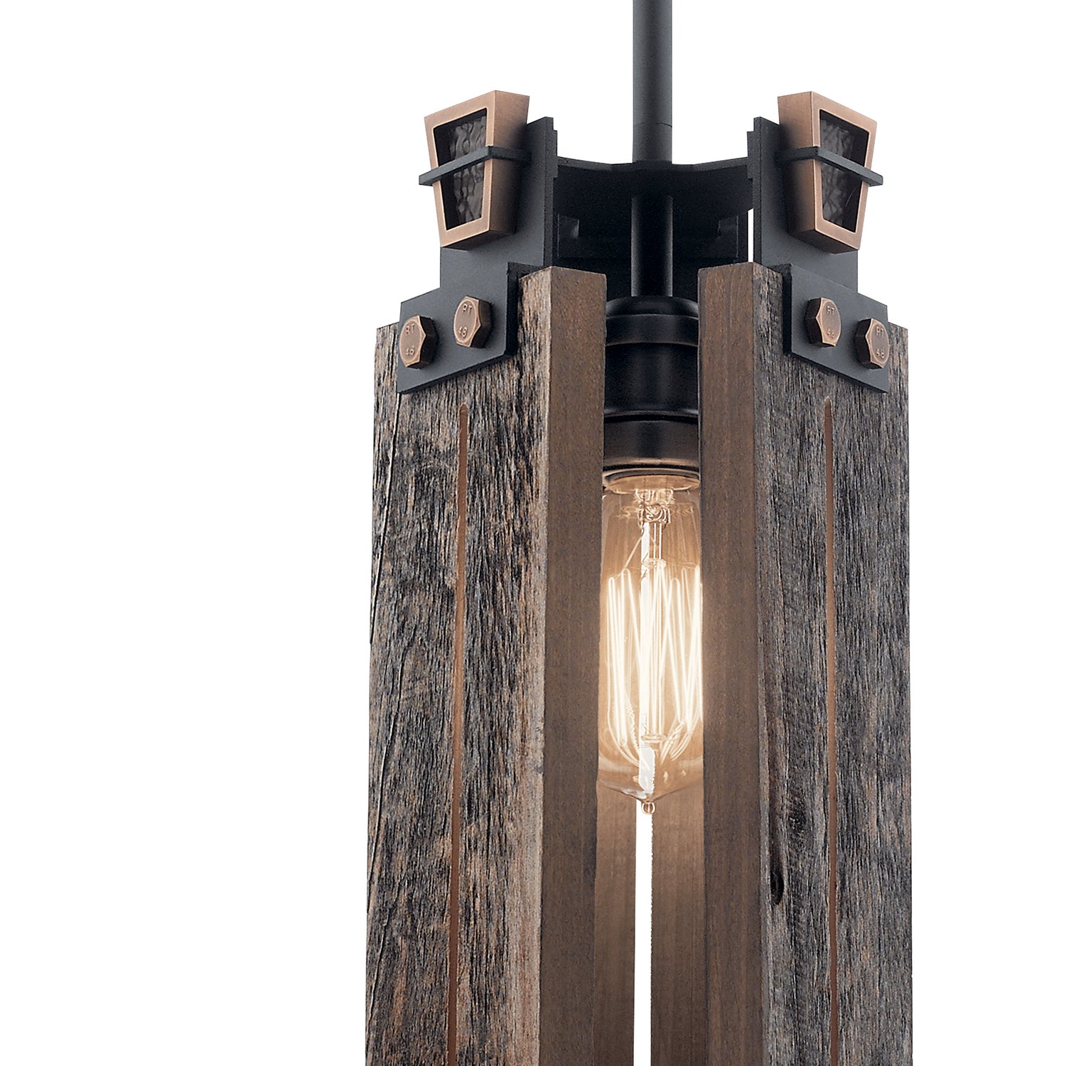 Kichler - 44182BKT - One Light Mini Pendant - Ridgewood - Textured Black
