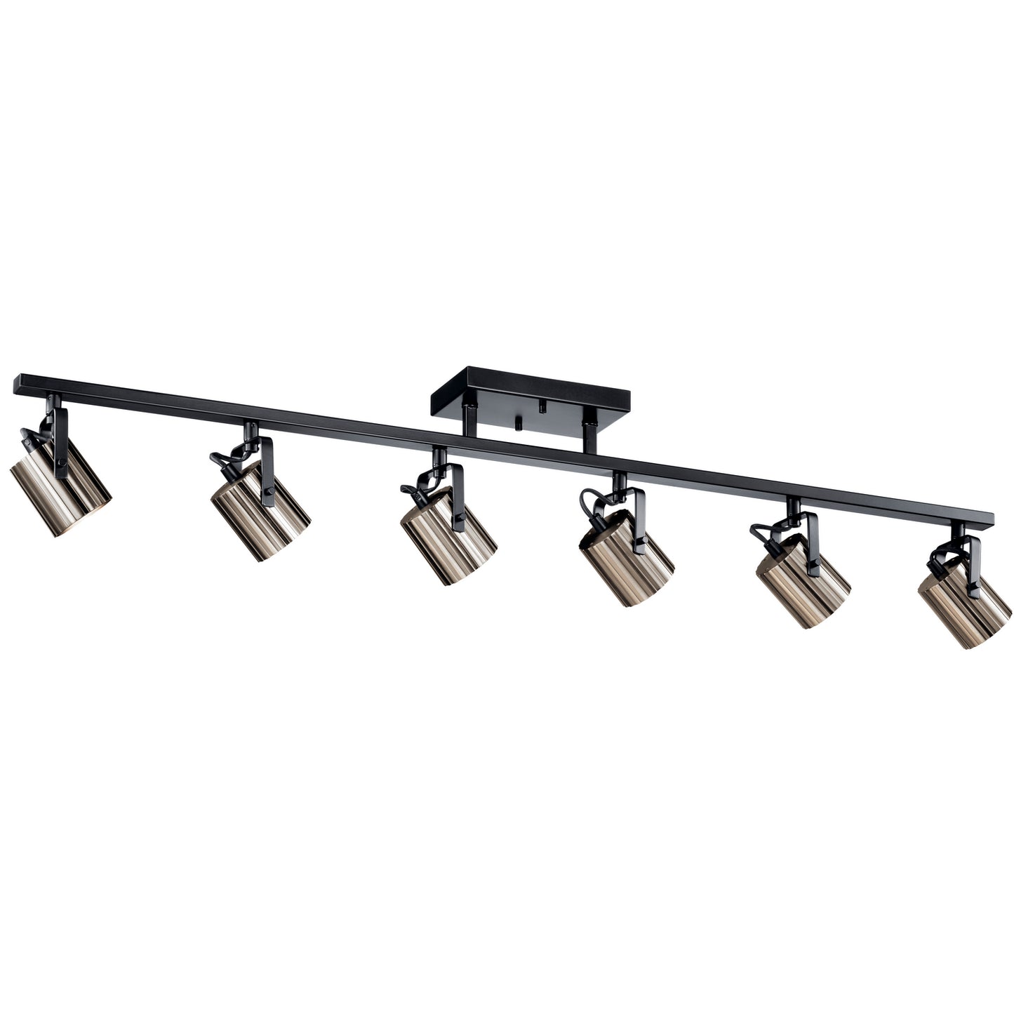 Kichler - 52134BK - Six Light Rail Light - Trabek - Black