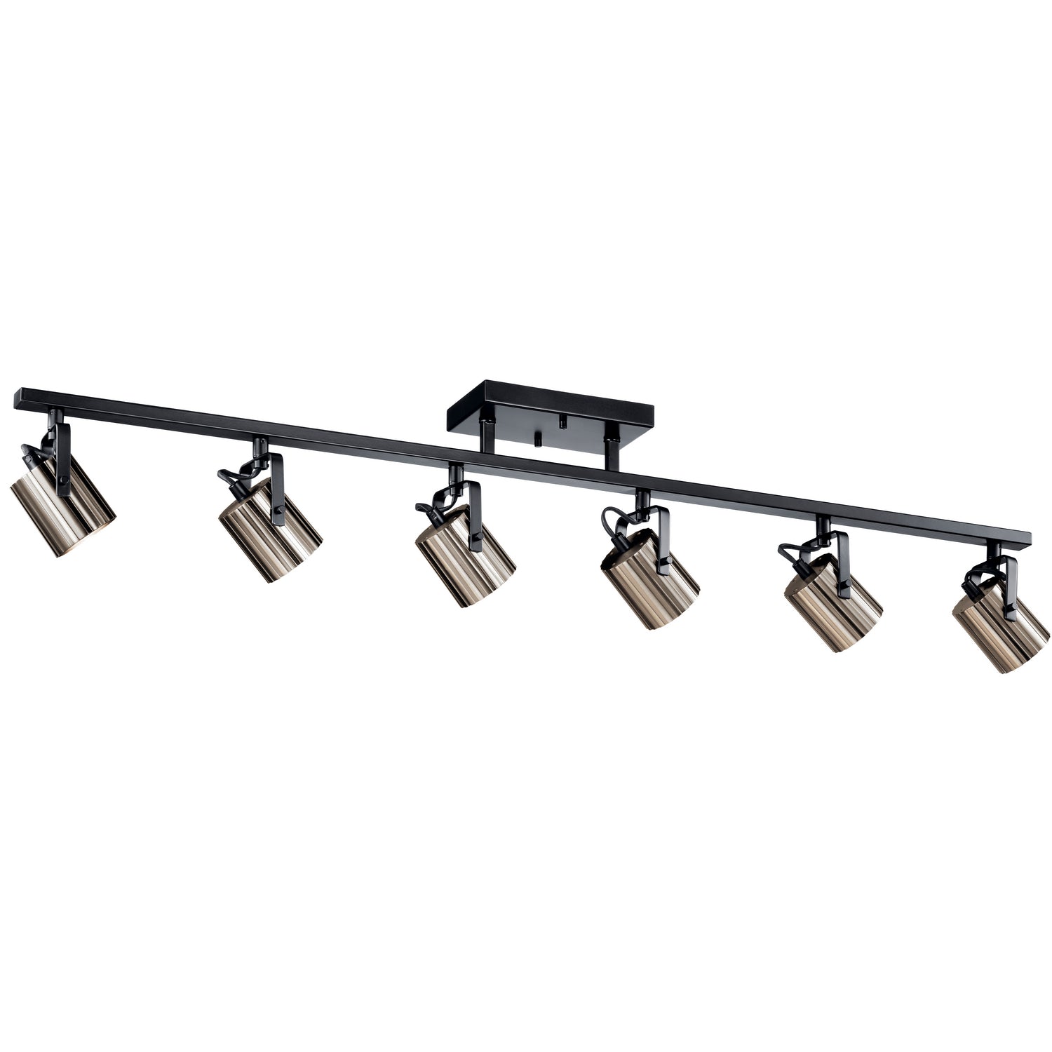 Kichler - 52134BK - Six Light Rail Light - Trabek - Black