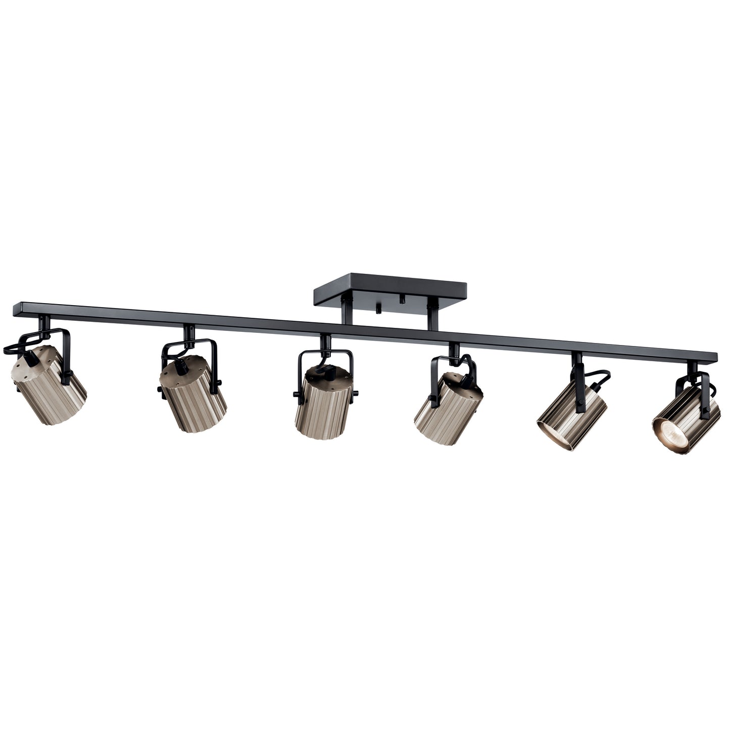 Kichler - 52134BK - Six Light Rail Light - Trabek - Black