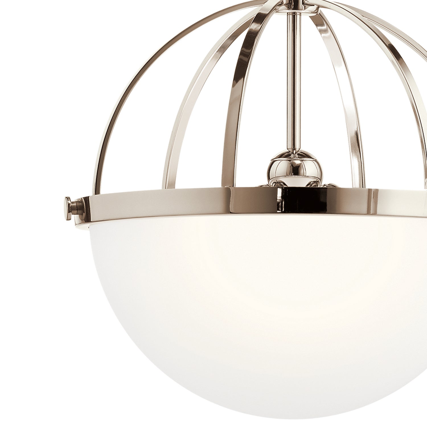 Kichler - 52135PN - Three Light Pendant - Edmar - Polished Nickel