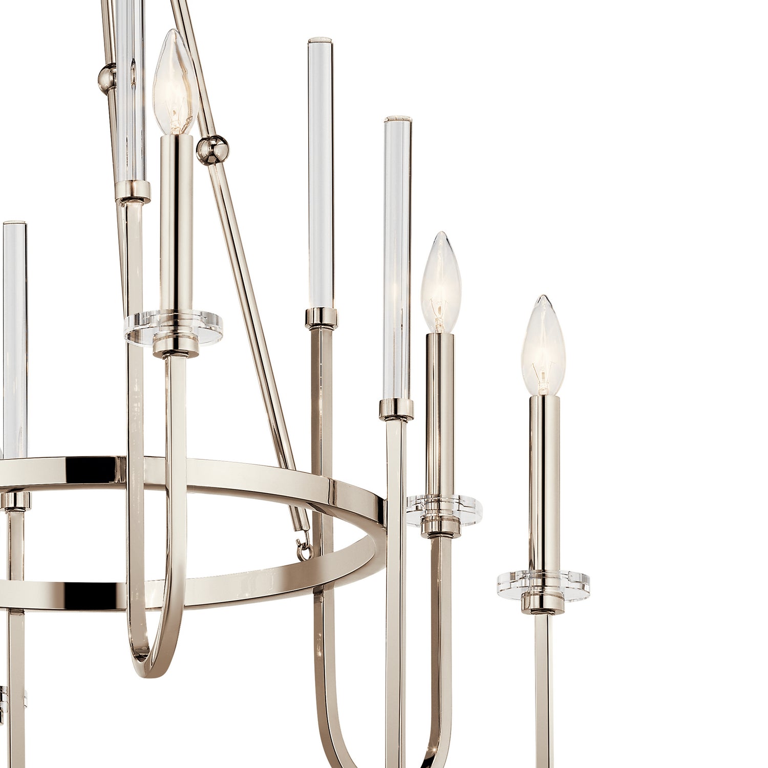 Kichler - 52209PN - Six Light Chandelier - Kadas - Polished Nickel