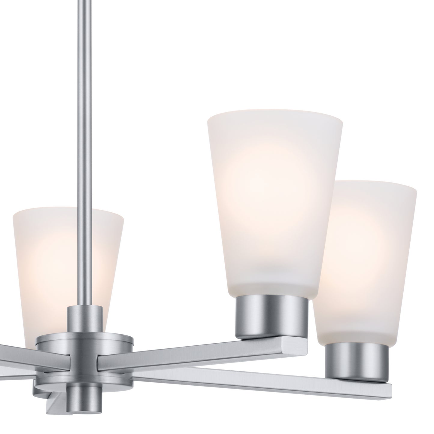 Kichler - 52436NI - Five Light Chandelier - Stamos - Brushed Nickel