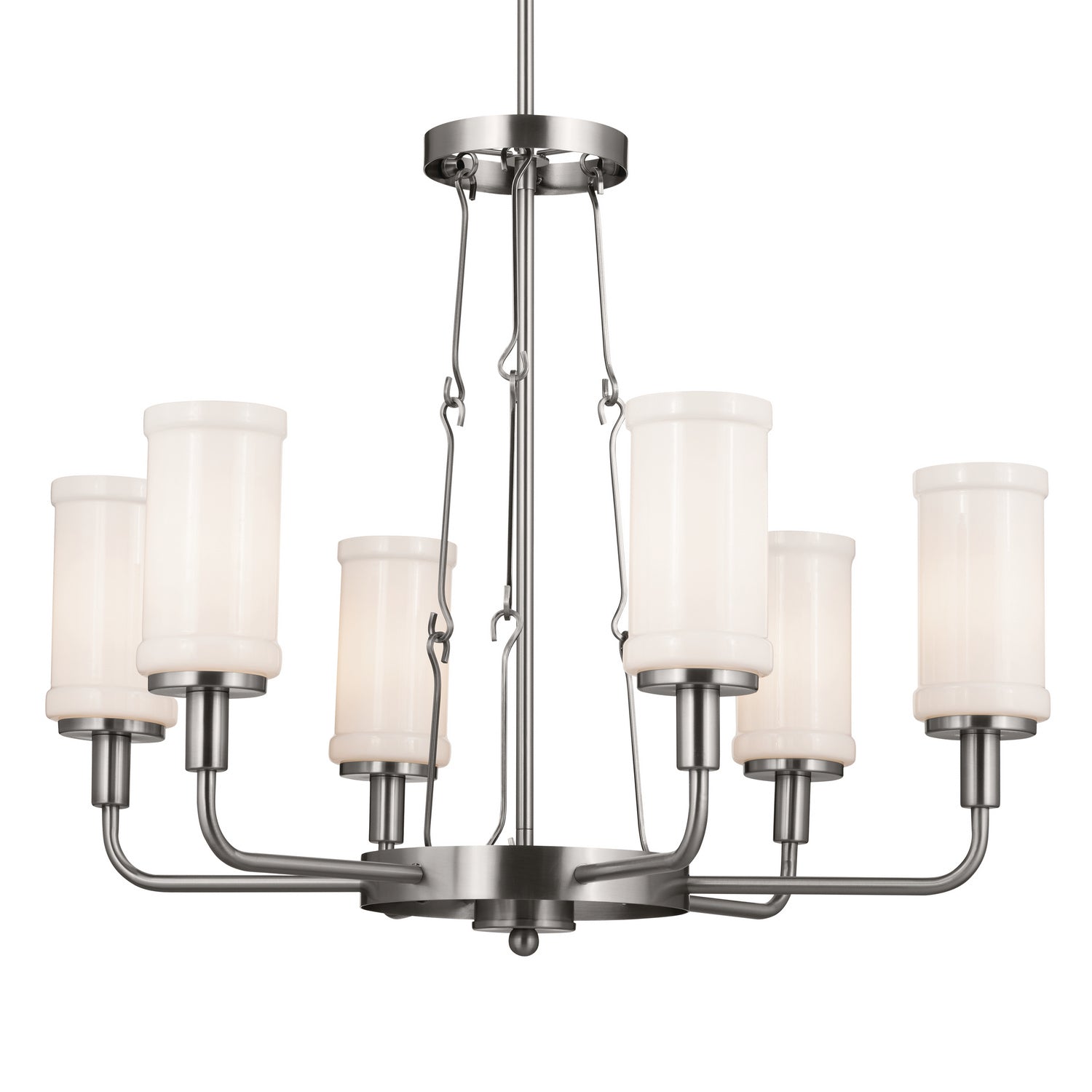 Kichler - 52451CLP - Six Light Chandelier - Vetivene - Classic Pewter