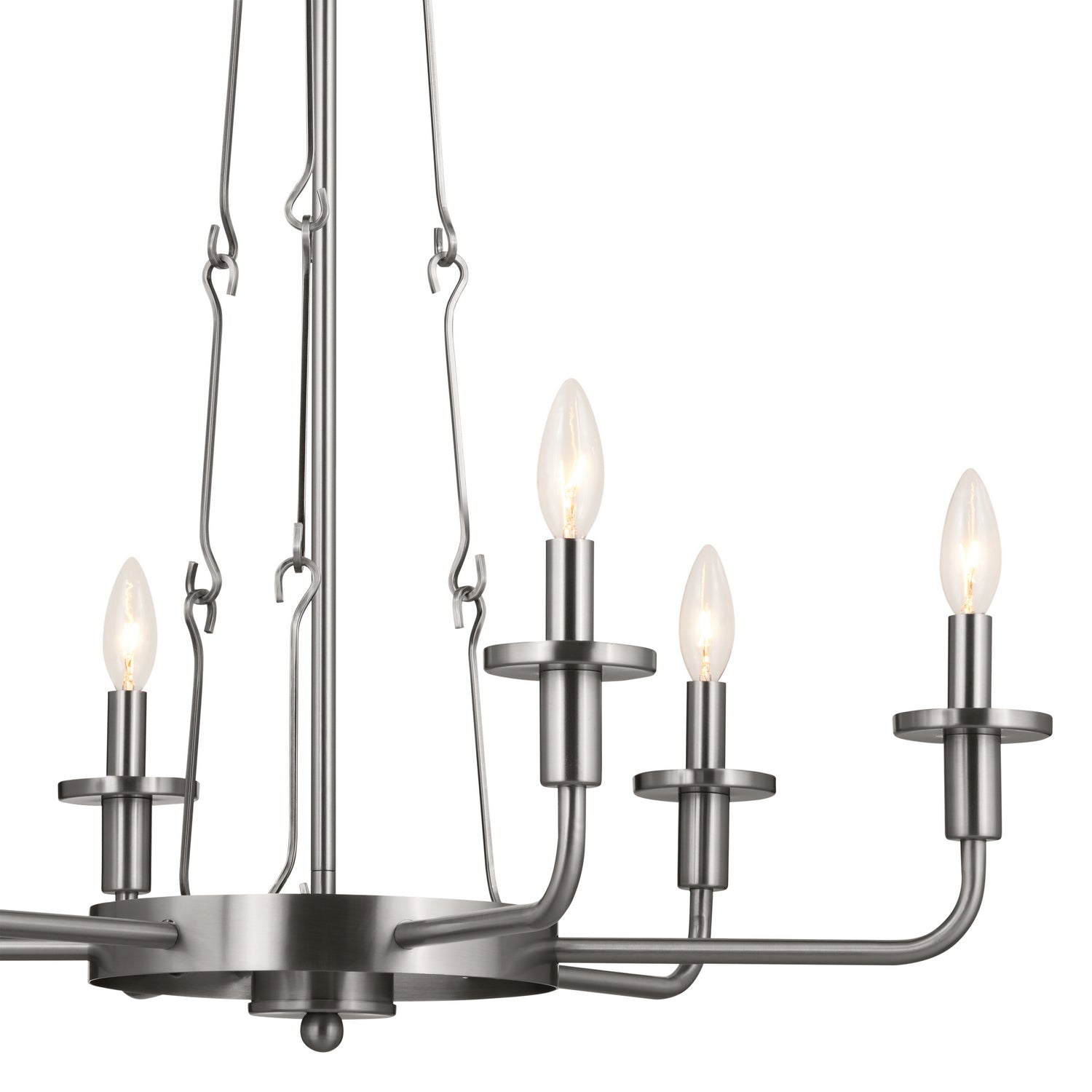 Kichler - 52451CLP - Six Light Chandelier - Vetivene - Classic Pewter