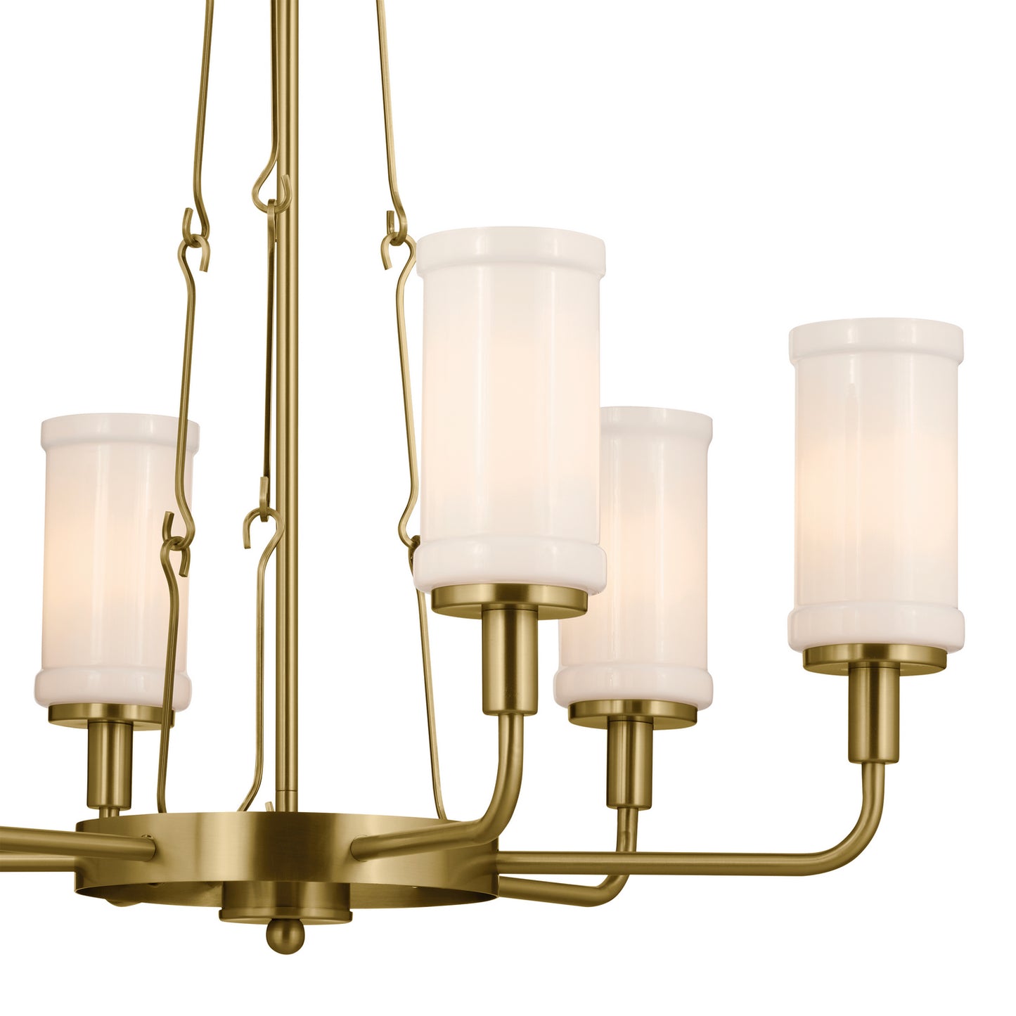 Kichler - 52451NBR - Six Light Chandelier - Vetivene - Natural Brass