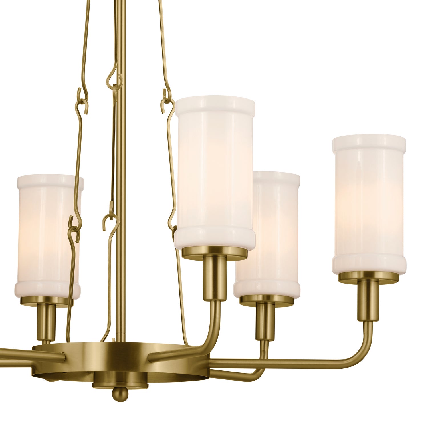 Kichler - 52451NBR - Six Light Chandelier - Vetivene - Natural Brass