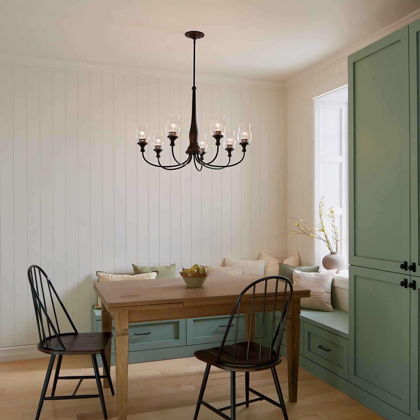 Kichler - 52469BK - Seven Light Chandelier - Melis - Black