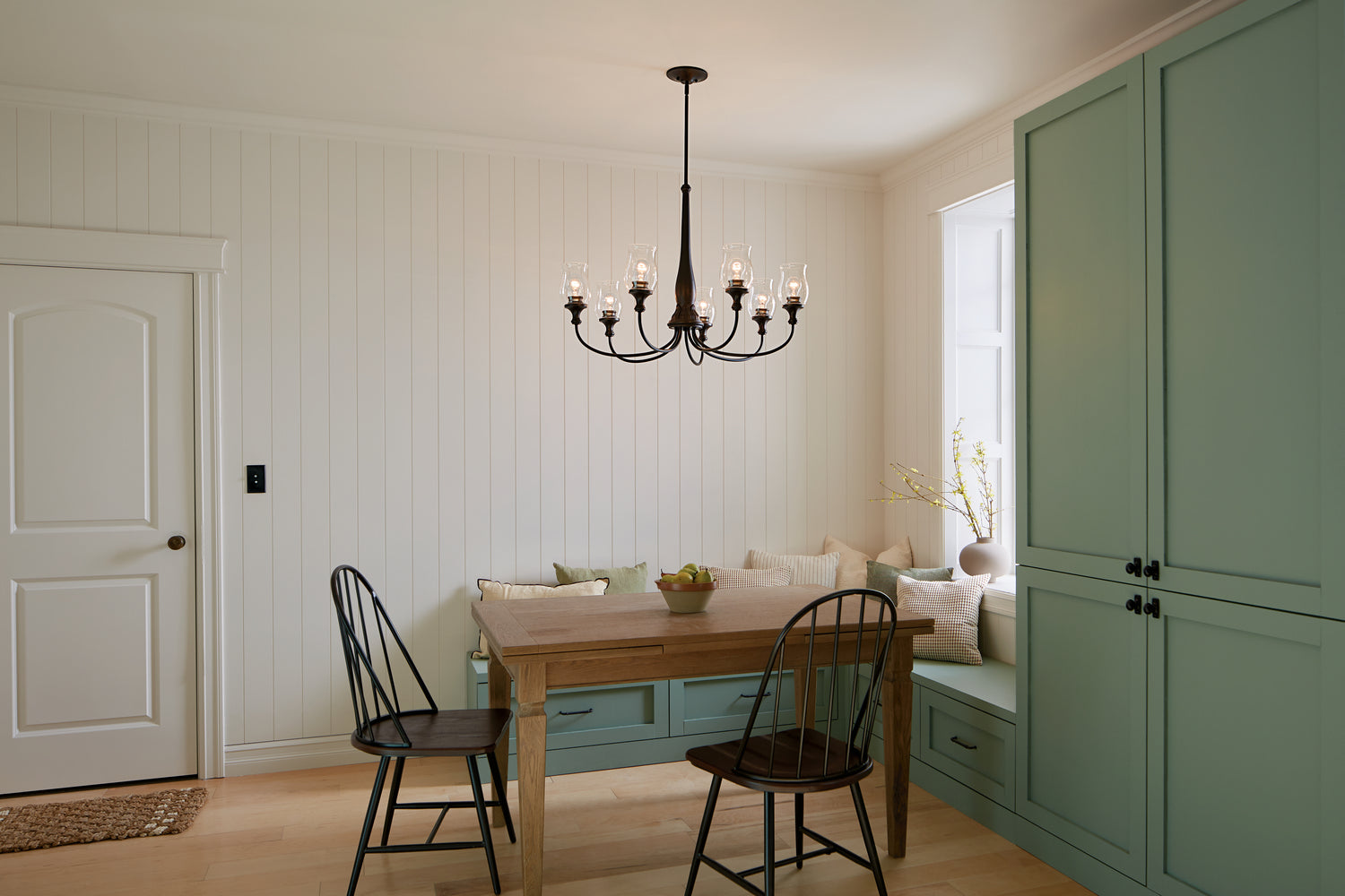 Kichler - 52469BK - Seven Light Chandelier - Melis - Black