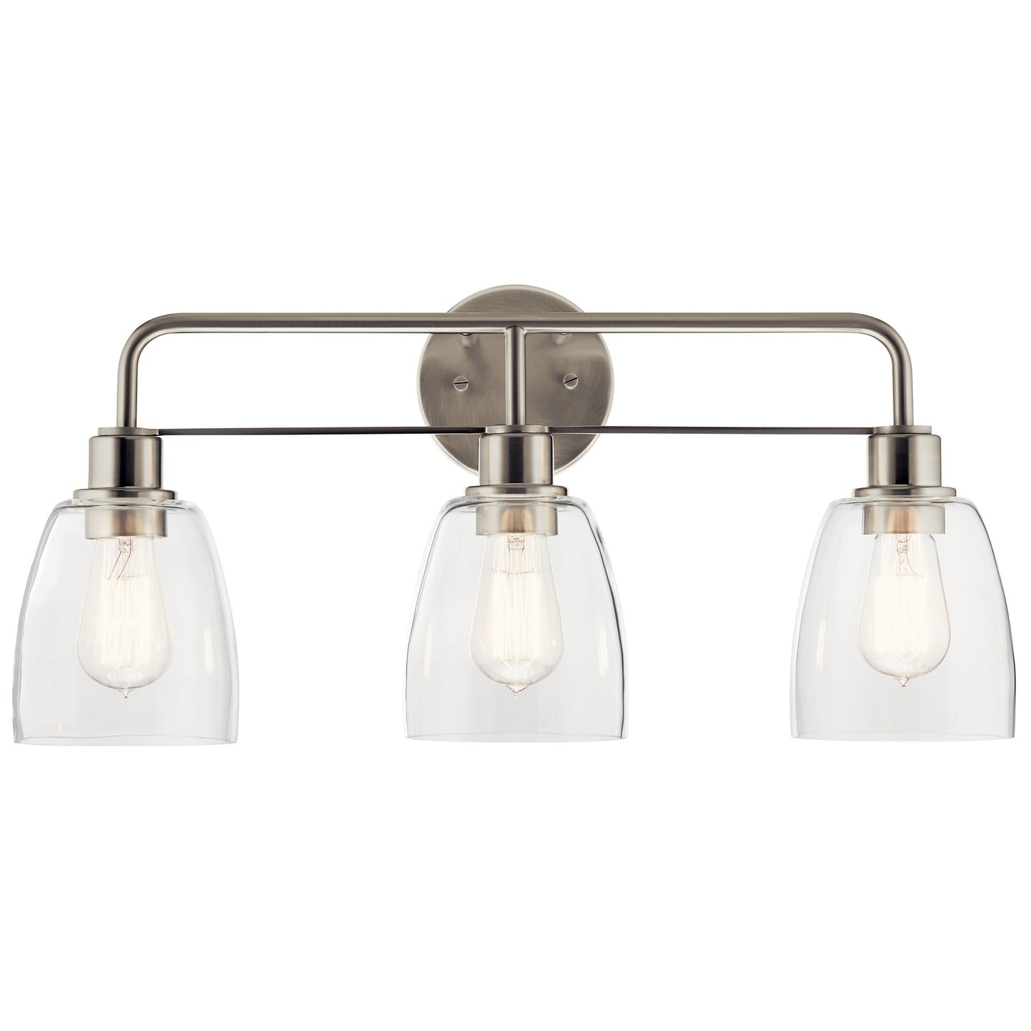 Kichler - 55102NI - Three Light Bath - Meller - Nickel Textured