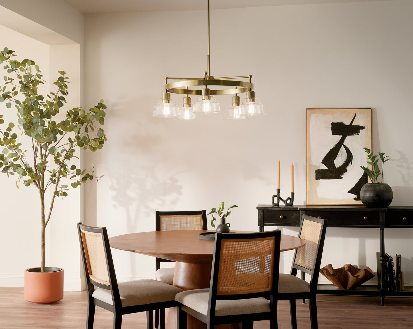 Kichler - 52403BNB - Five Light Chandelier - Eastmont - Brushed Brass